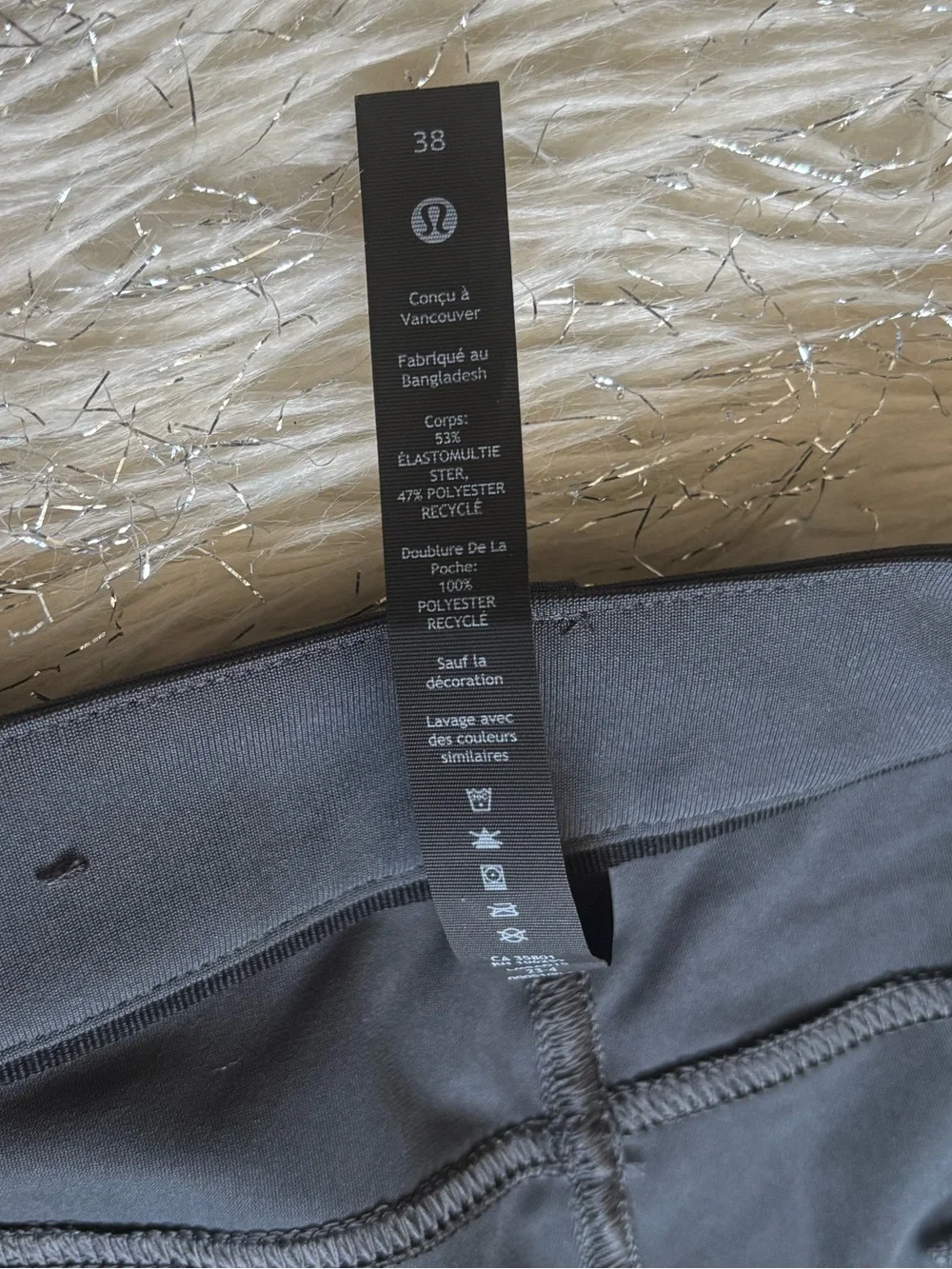 Lululemon Athletica True Navy Classic Fit Warpstreme Pants Size 38